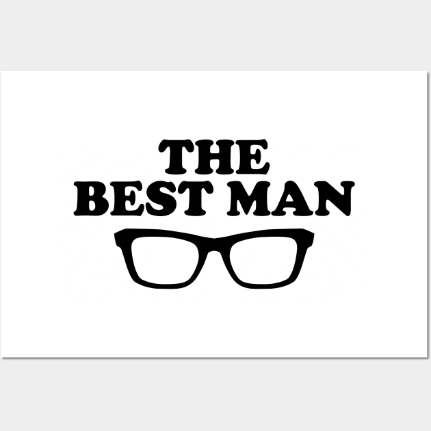 Wedding Groom The Best Man In Bachelor Party Wall Art by stonefruit